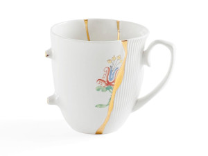 Кружка из фарфора и золота