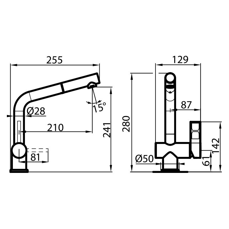 8482000 смеситель Luisa 8482000 Fosterspa  - Вид №1