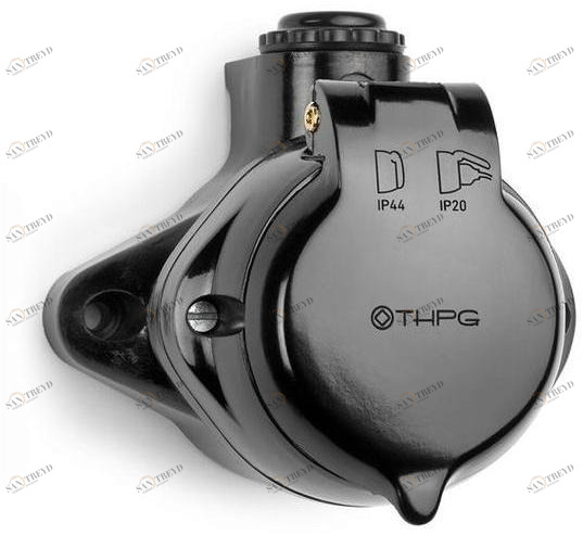 THPG Единая водонепроницаемая электрическая розетка из бакелита  100828 