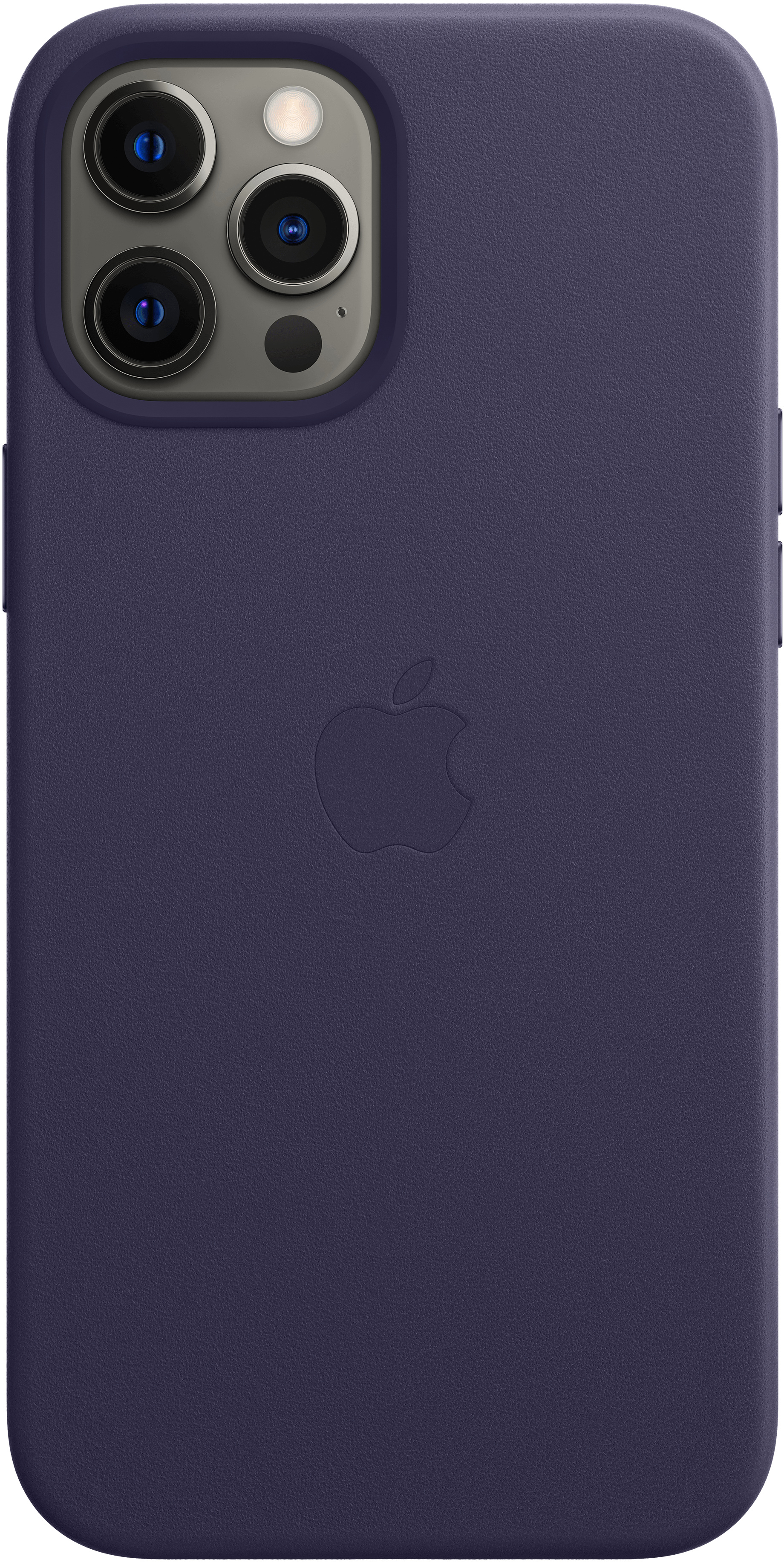 MJYT3ZE/A Iphone 12 pro max leather case with magsafe - deep violet Apple Santreyd  - Вид №2