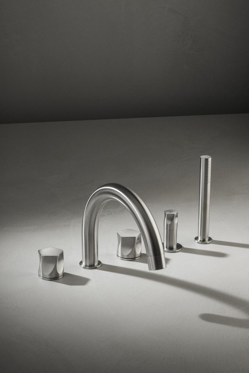 MGS Смеситель для ванны из нержавеющей стали с ручным душем Penta sun-id-1410179 - Вид №1