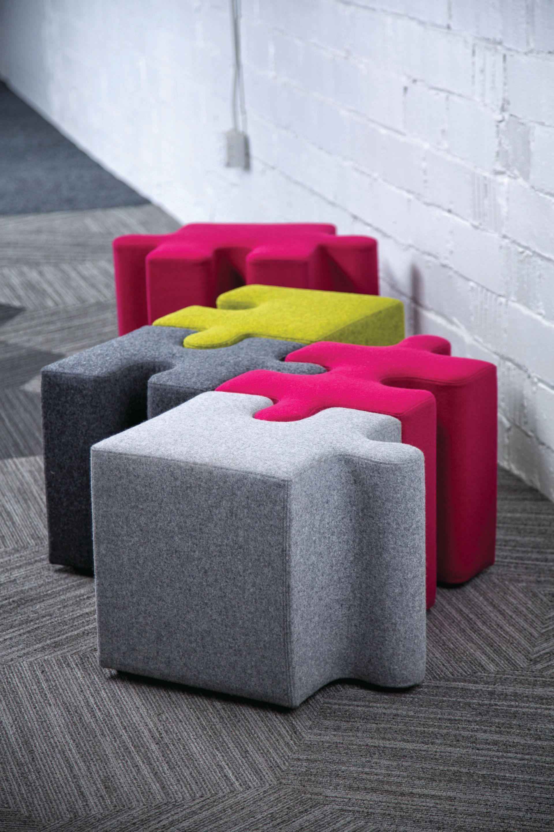 Модульный пуф с пенопластовым покрытием SIXINCH PUZZLE ARCH-00136351 - Вид №5