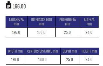 Cosma Ручка мебельная мостовая из замака  12960  - Вид №1