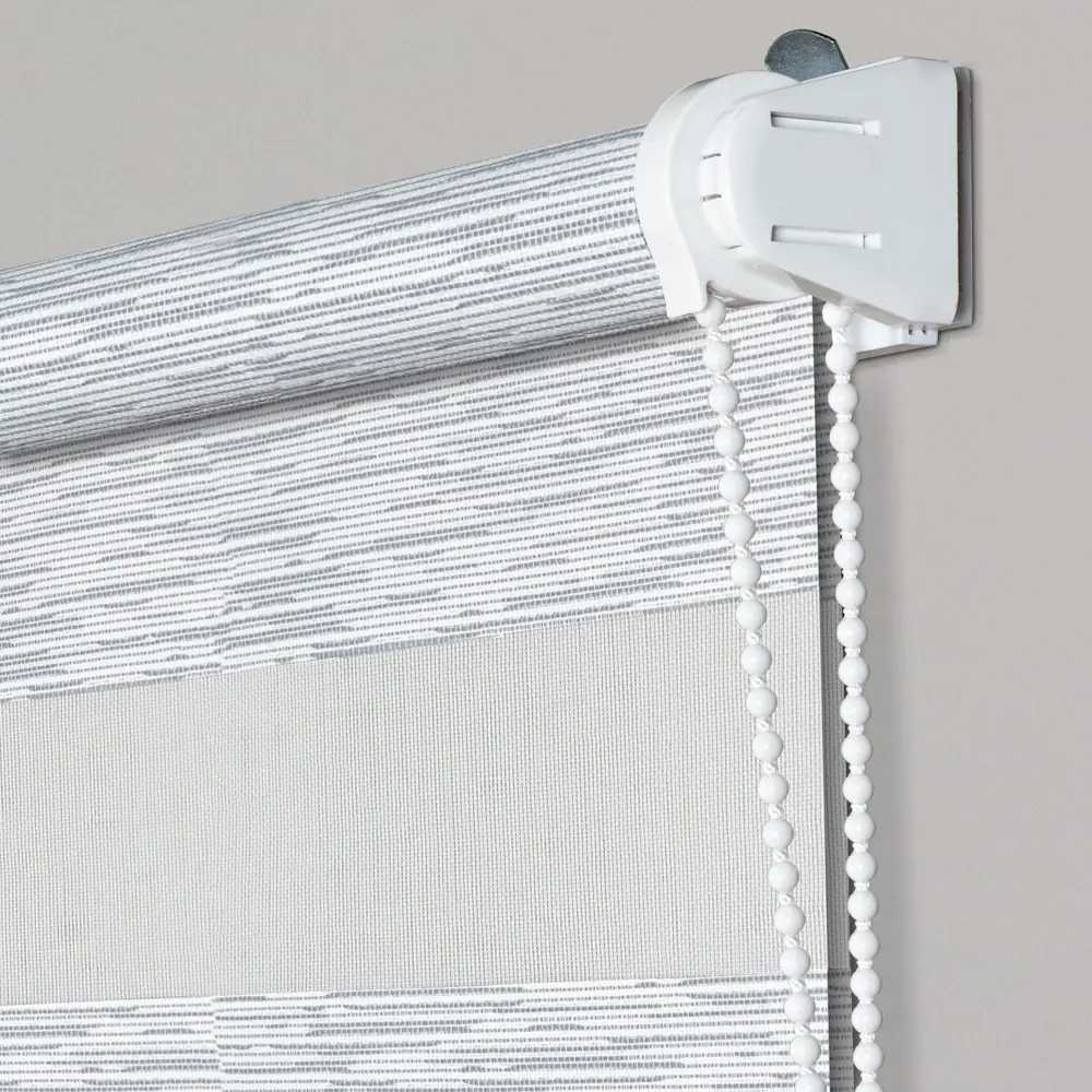 MIAMOZA Рулонная штора день-ночь Москва 60x160 см в серых полосках 89411437 STLM-1564070 - Вид №2