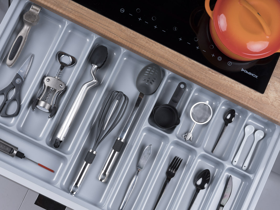 Лоток для столовых приборов Tidy 900 Pearl Grey  NAVAKO 10230 - Вид №4