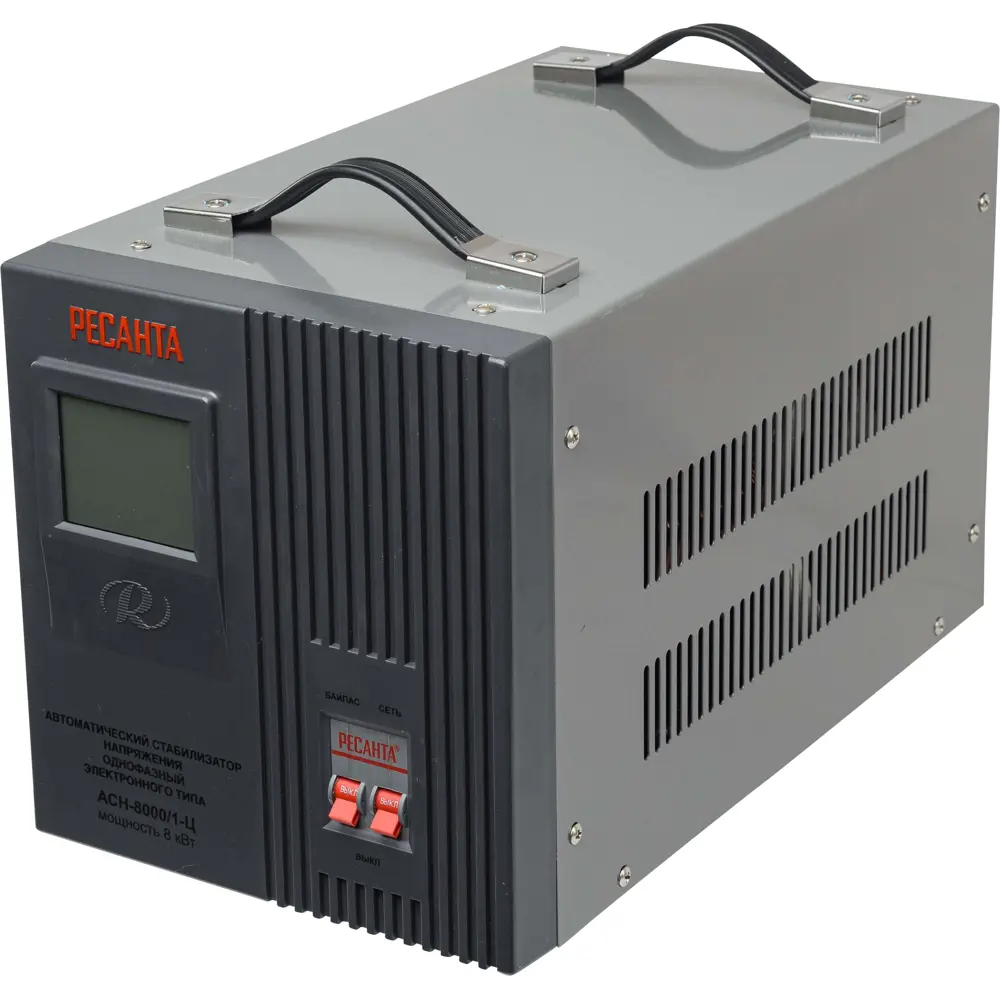 Стабилизатор напряжения Ресанта АСН- 8 000/1-Ц 8 кВт STLM-2072967