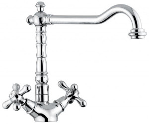 12617CO Смеситель Deco Old для кухни, цвет хром-золото