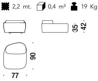 Moroso Кресло из ткани Saruyama island sun-id-1441439 - Вид №7