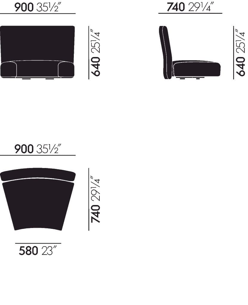Секционный диван VITRA мягкая работа ARCH-00079650 - Вид №54