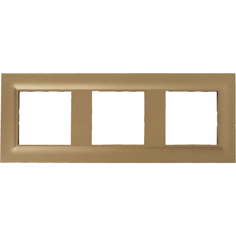 Рамка Legrand Structura золото для розеток и выключателей 82064629 STLM-0018618