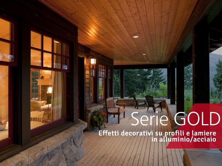 Decoral® GROUP Декоративные эффекты на алюминиевых / стальных профилях и листах sun-id-1439326