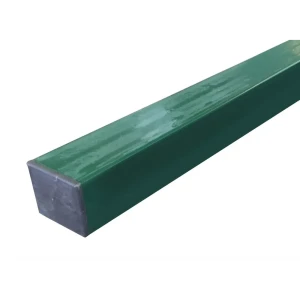Столб для забора 40x40 мм 3 м RAL 6005 зеленый