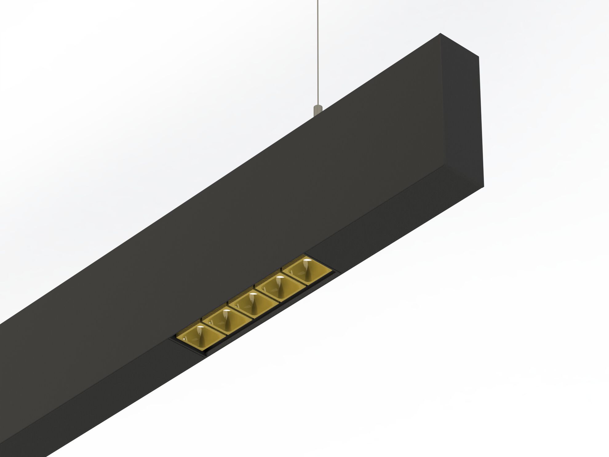 Экструдированный алюминиевый светодиодный подвесной светильник Lucifero's Файл H ARCH-00145456