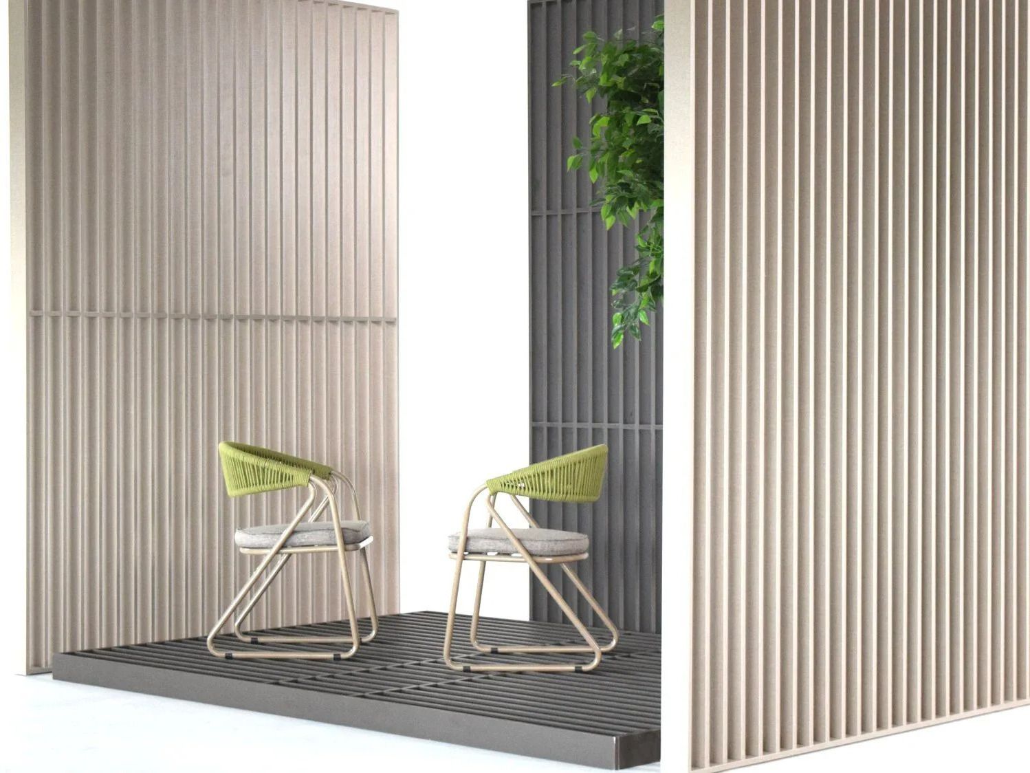 Тканевый садовый стул с подлокотниками ABLE Ньюпорт ARCH-00033937 - Вид №7