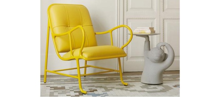 023285 Приставной столик серый BD Barcelona Design Monkey  - Вид №4