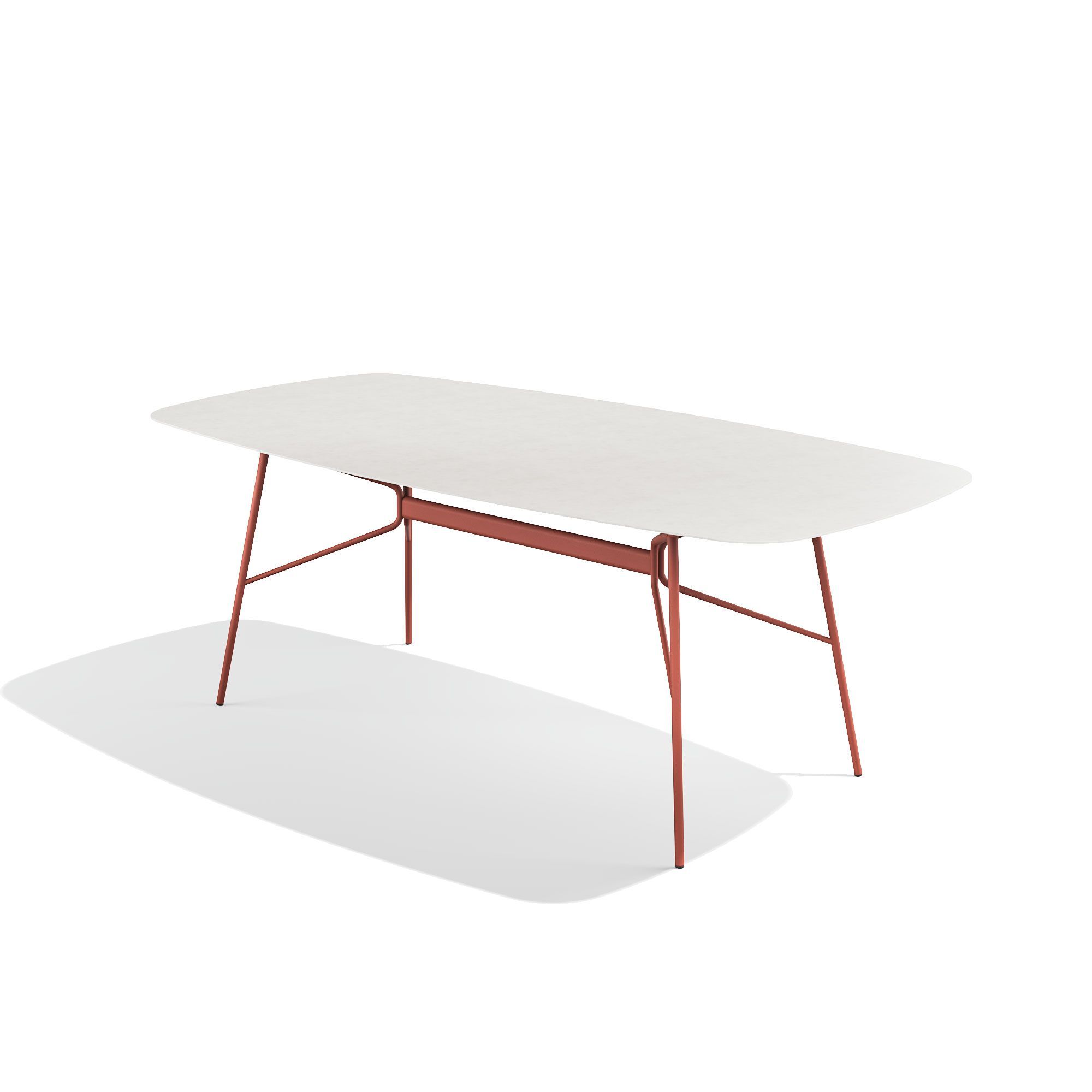 Прямоугольный стальной стол с порошковым покрытием BABEL D Kissi ARCH-00127648 - Вид №1