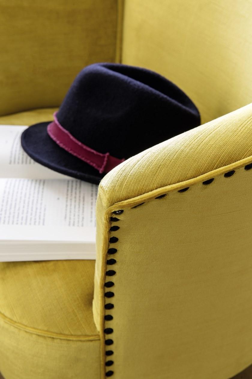 Élitis Однотонная моющаяся огнестойкая ткань Hotel particulier sun-id-1413903 - Вид №3