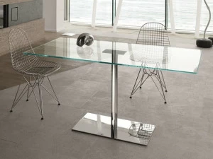 Tonelli Design Прямоугольный стол из закаленного стекла Farniente