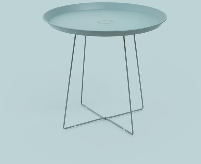 Fatboy Круглый журнальный столик из стали с порошковым покрытием sun-id-1478131 - Вид №12