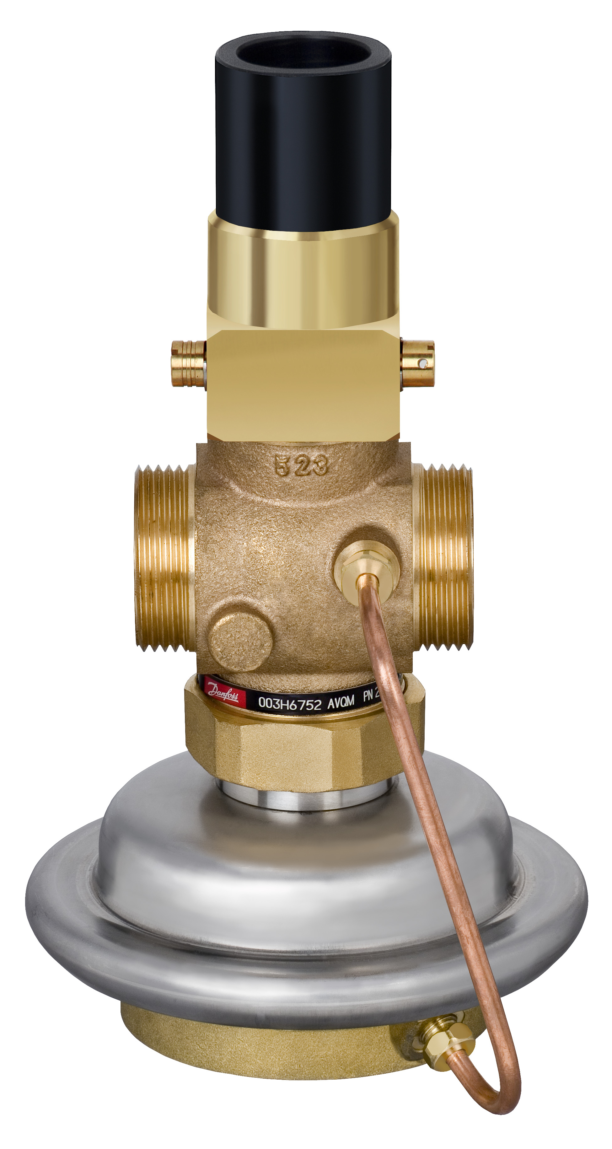 Danfoss Клапан регулирующий комбинированный AVQM с наружной резьбой или фланцевый Комб. р-рAVQM PN25 20/6,3//0,2/резьб. 003H6751  - Вид №39