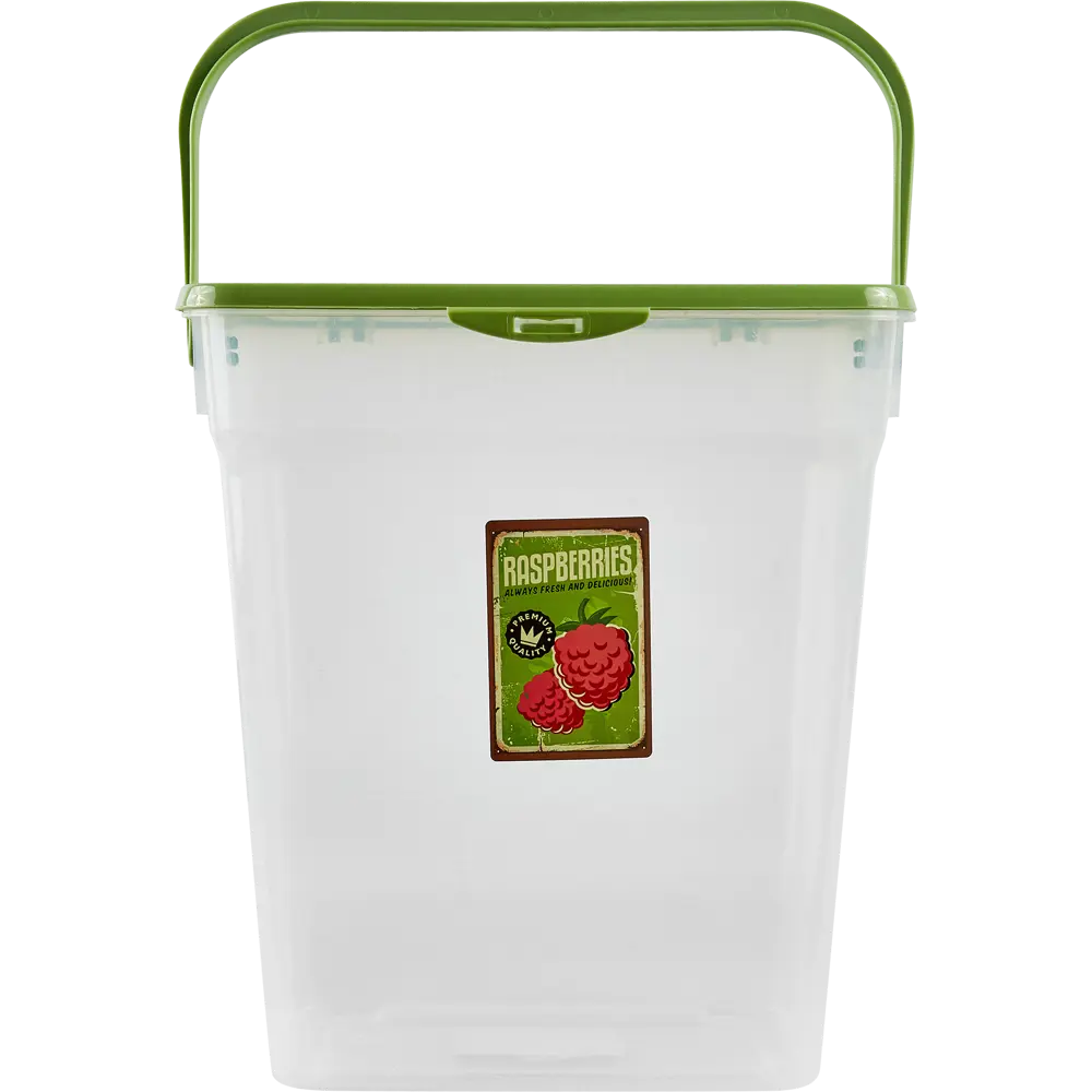 Контейнер с крышкой Spin&Clean VITAmania 6 л пластик прозрачный STLM-2039798 - Вид №2