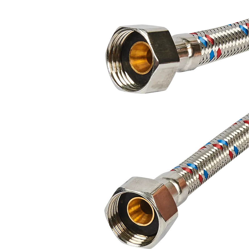 Гибкая подводка для воды ДТРД 150 см x 1/2" внутренняя-внутренняя резьба STLM-2105256 - Вид №1