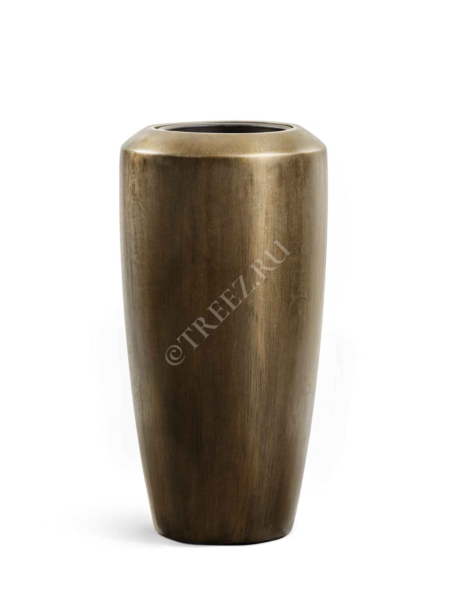 41.3321-07-045-GRP-117 Кашпо  Effectory - серия Metal - Высокий конус Design - Чернёная бронза Цветочная коллекция  - Вид №2