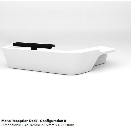 Isomi Стойка администратора для модульного офиса из твердой поверхности Mono sun-id-1428660 - Вид №10