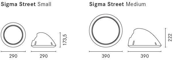 Cariboni group Светодиодный уличный фонарь из литого под давлением алюминия Sigma sun-id-1507663 - Вид №2