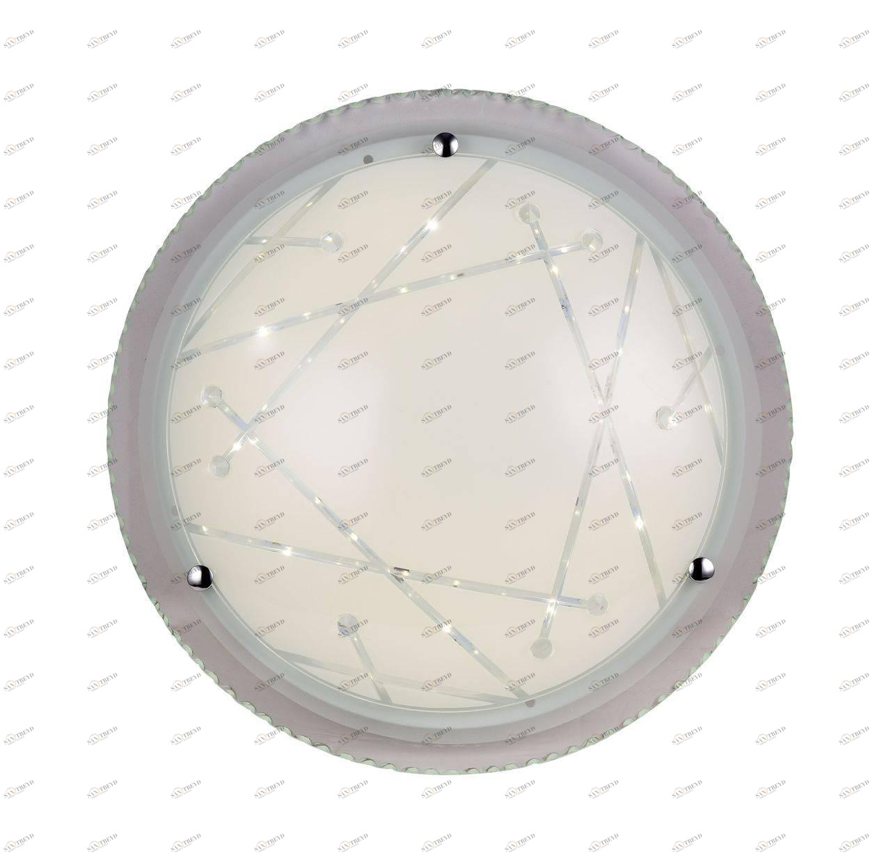 Потолочный светодиодный светильник ST Luce Universale SL493.512.01 ST LUCE UNIVERSALE 082651 Белый;серебро 