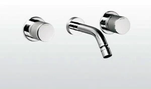 RUBINETTERIE STELLA Смеситель для раковины на 3 отверстия Bamboo