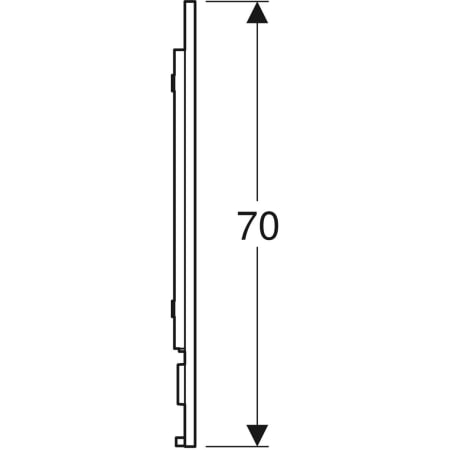 501.070.00.1 Зеркало с подсветкой Geberit Option Plus с прямым и непрямым освещением Geberit  - Вид №28