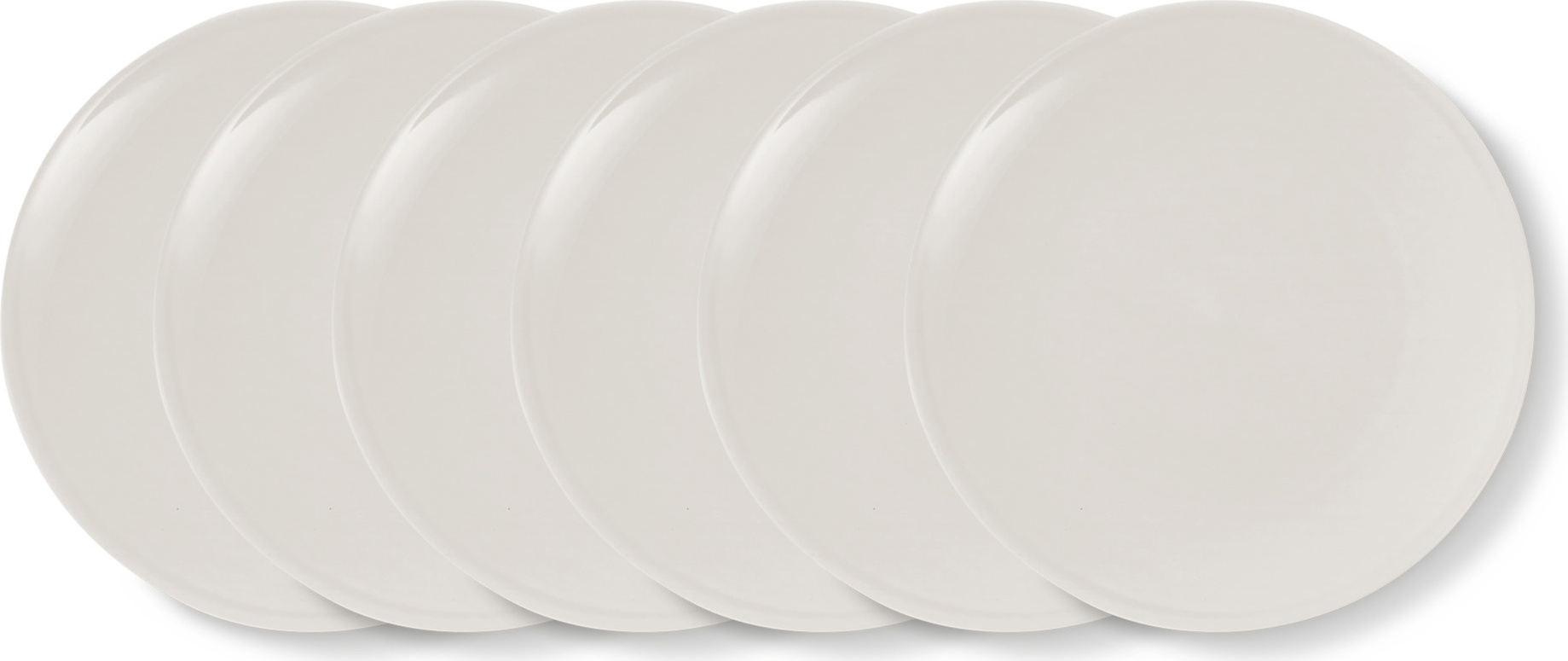 10662964 Dibbern Набор из 6 тарелок подстановочных Dibbern "Пастель" 32см (серая) Фарфор 