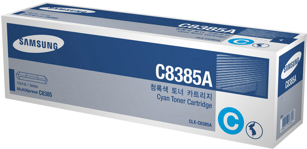 SU580A Samsung clx-c8385a cyan toner cartrid HP Santreyd  - Вид №2