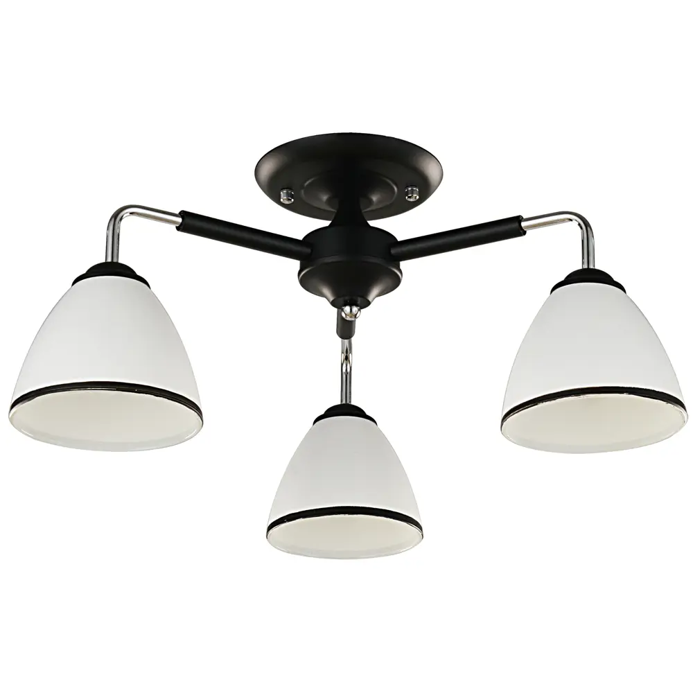 Люстра потолочная KREAFORTA Zeya 3 ламп цвет белый STLM-2139758 - Вид №3