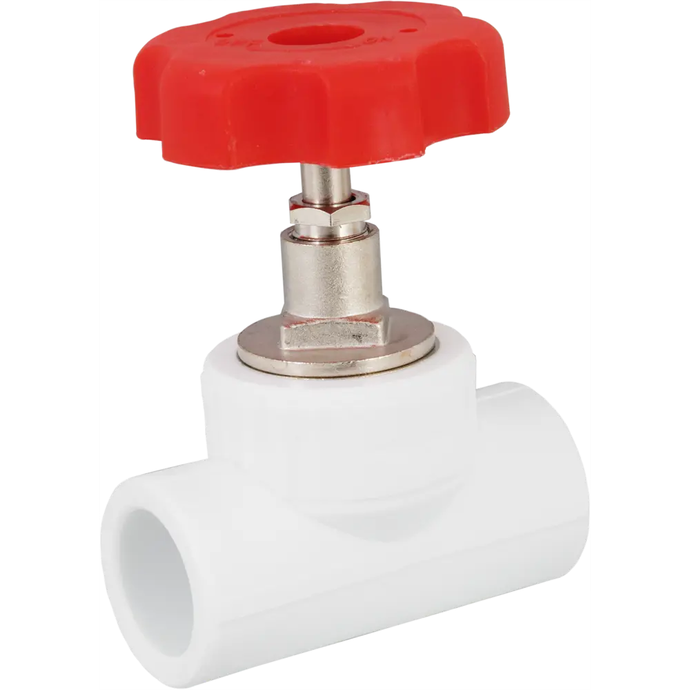 Вентиль запорный Valfex PN20 25x25 мм ручка маховик полипропилен STLM-2102524