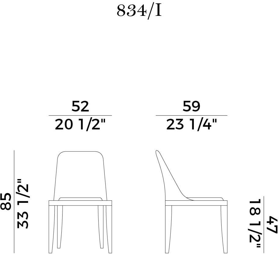 Potocco Мягкое кресло Grace 834/i - Вид №3