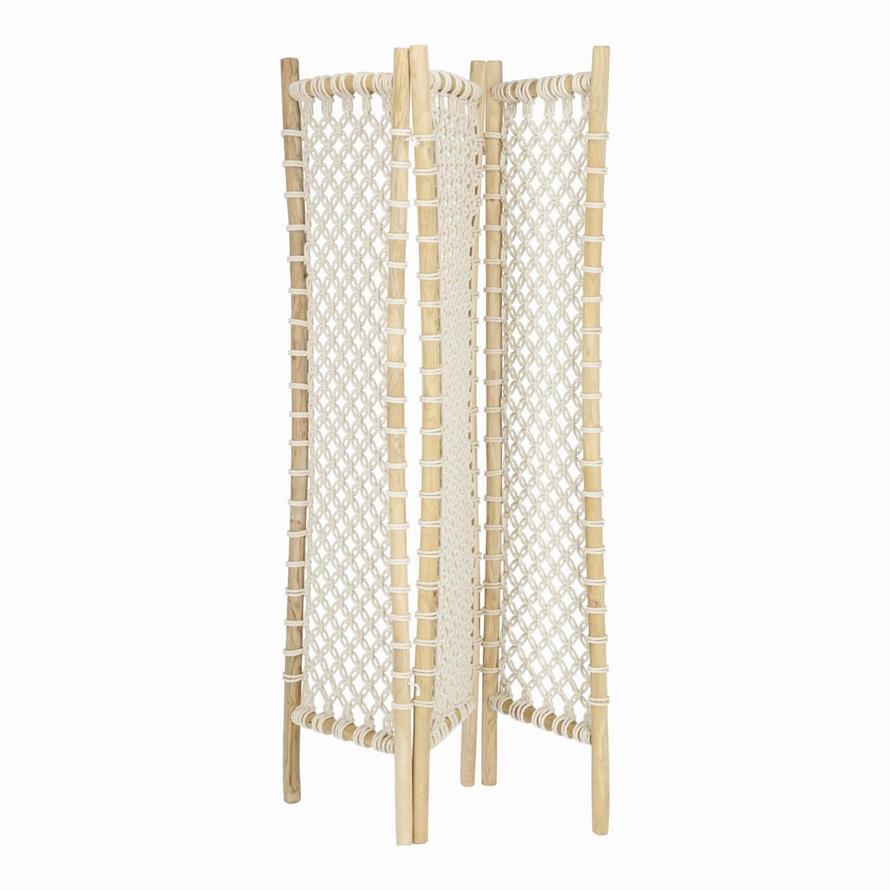 Ширма деревянная, тик Praxila от La Forma LA FORMA  00-3865010 Бежевый  - Вид №1