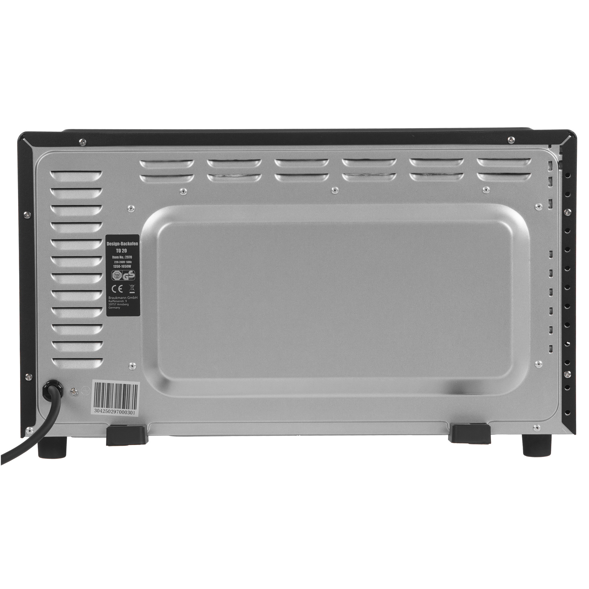 9908382 Мини-печь CASO TO 20 черный STDN-0012552 - Вид №7