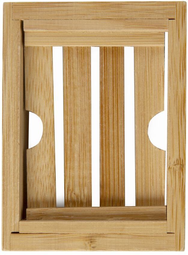 90174621 Мыльница настольная B4439-4 цвет светло-коричневый Wood STLM-0123622 АКВАЛИНИЯ