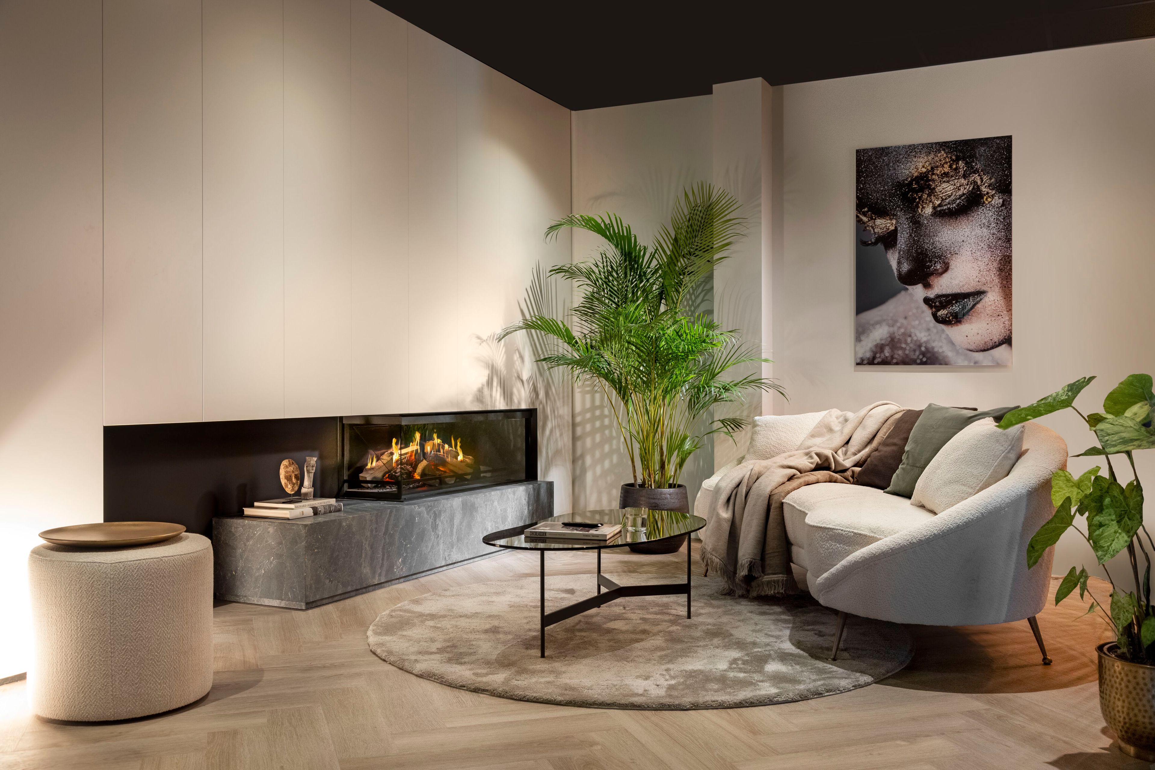 Голографический камин KALFIRE E-ONE 130C ARCH-00049943 - Вид №1