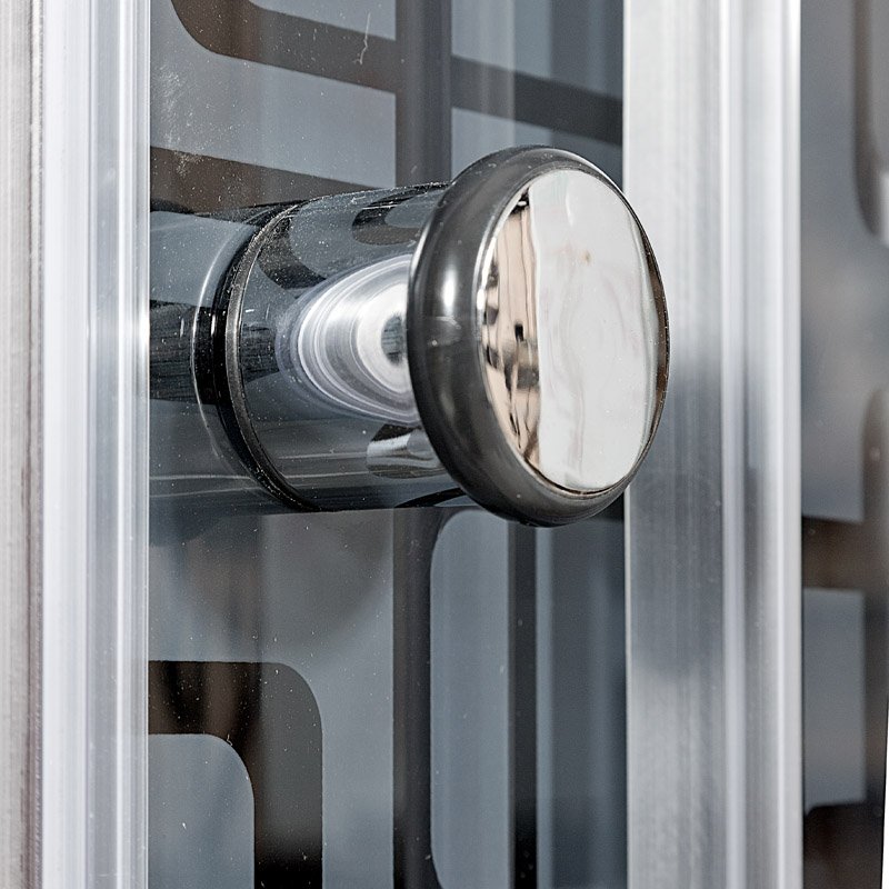 ЕМ1510 LED Душевая кабина DETO Серия EM BМ1590 N с гидромассажем BLACK - Вид №11