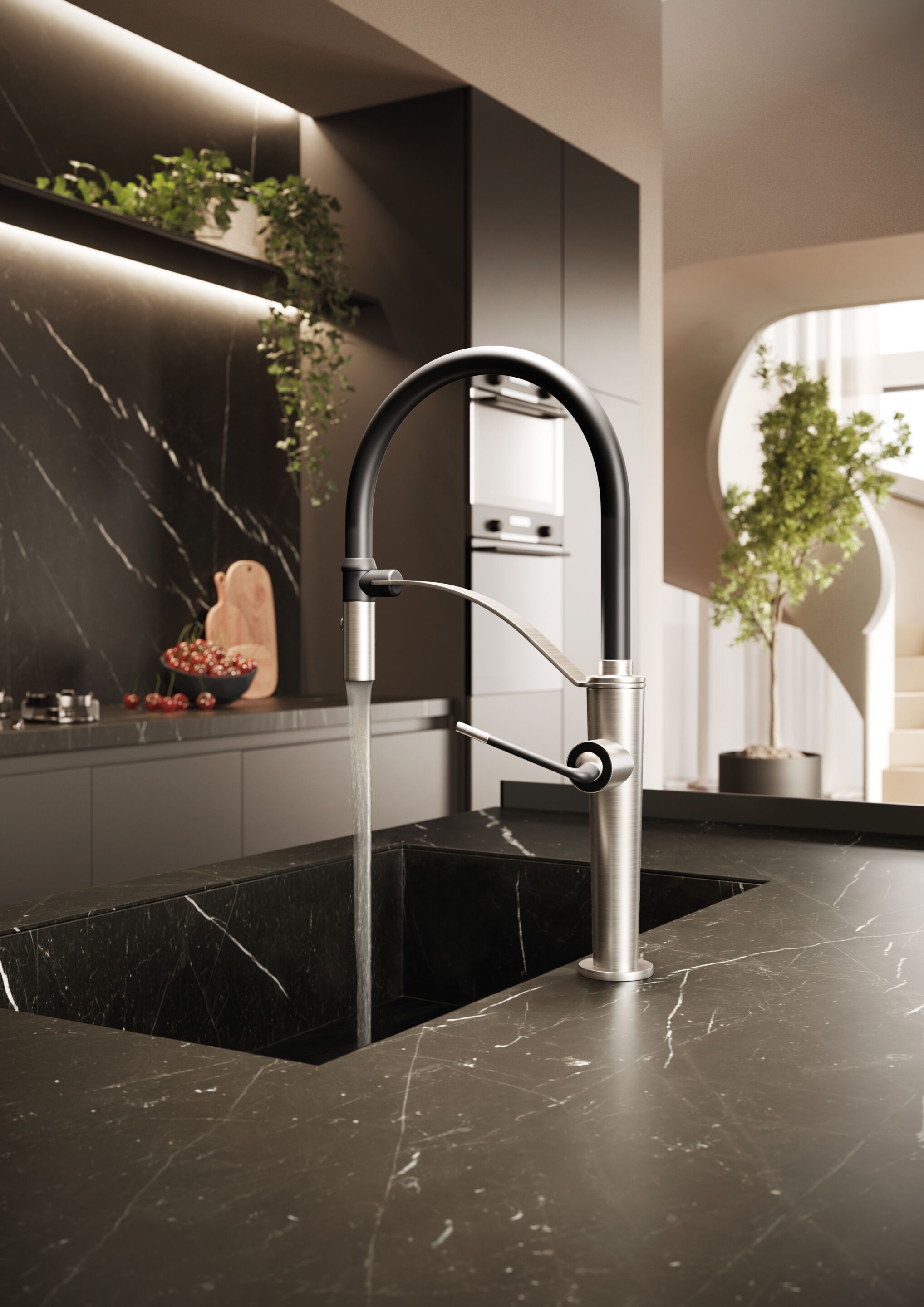 Смеситель для кухни с поворотным изливом Newform O'RAMA KITCHEN ARCH-00089632 - Вид №3