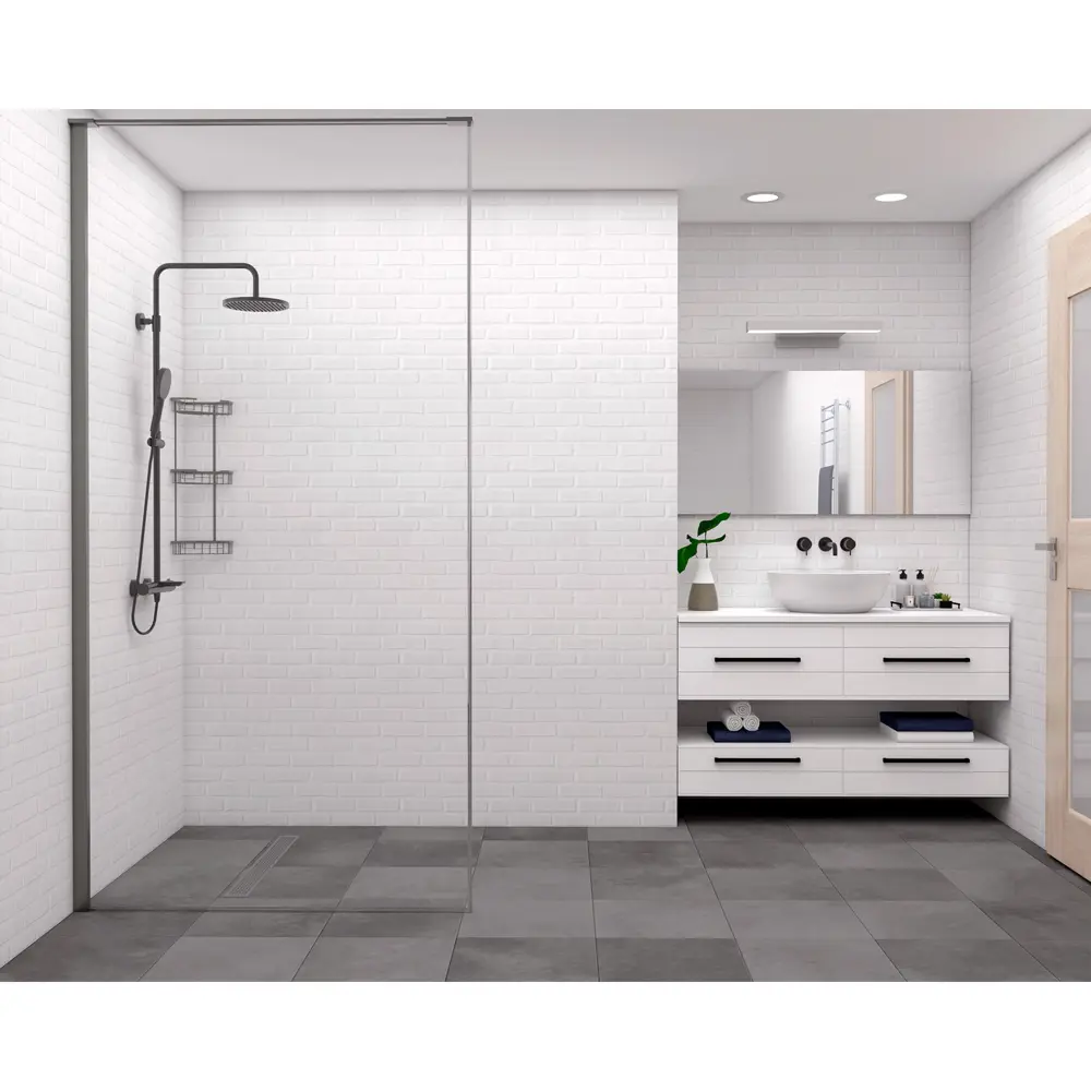 Venta Панель ПВХ Кирпич светлый для влажных помещений 89423851 STLM-1564370 - Вид №3