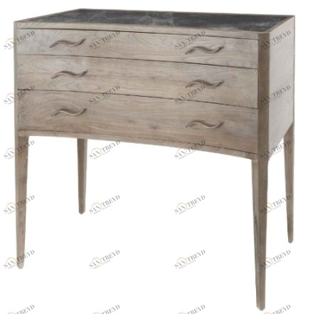 Комод с 3 ящиками бежевый Adelia от RVAstley RVASTLEY ДИЗАЙНЕРСКИЕ, PUSHA 060911 Бежевый;дуб сонома 