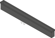 DOMUSOMNIA Встраиваемый кухонный канал EasyRack Kitchen STEP 2550, Цвет Черный KFS2550BX