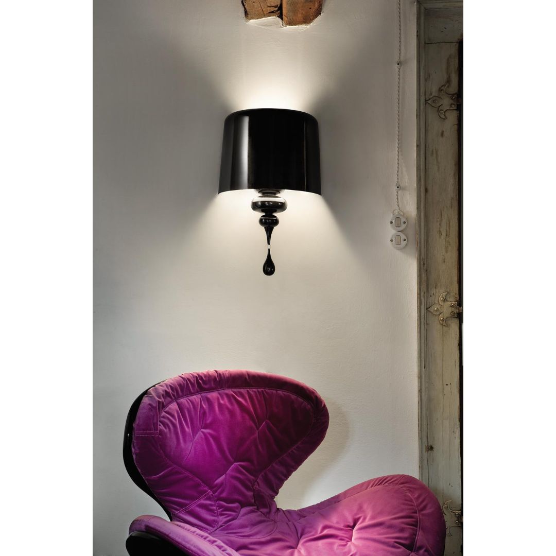 Masiero Eva A3 nero lucido бра 93597 - Вид №1