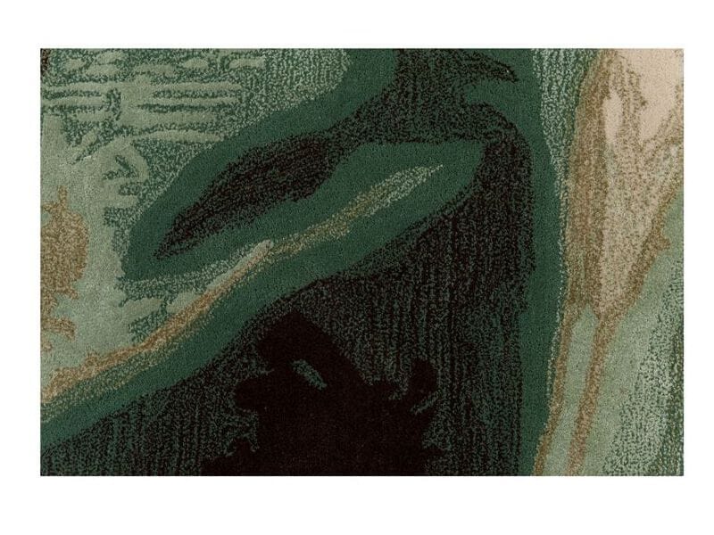 Прямоугольный ковер из новозеландской шерсти и растительного шелка ROCHE BOBOIS MARBLE ARCH-00063839 - Вид №1