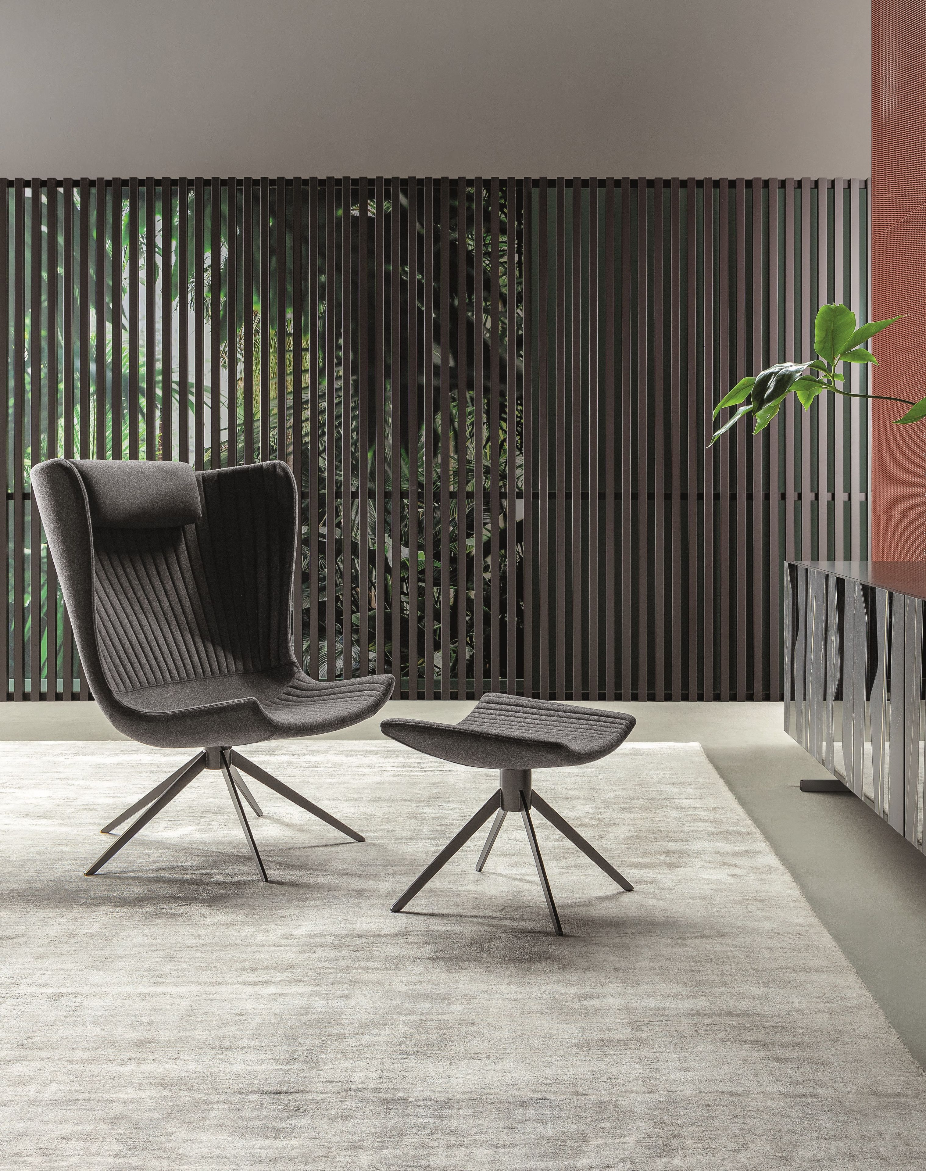 Тканевое вращающееся кресло BONALDO Колибри ARCH-00142017 - Вид №1