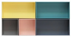 Compagnie Модульный лакированный настенный стеллаж